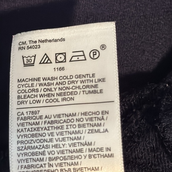 Athleta Mindset Sweatshirt Size Medium Navy Blue - Picture 7 of 7